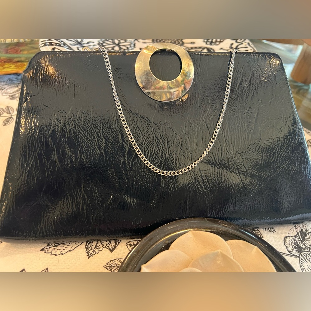 Elegant Navy Blue Clutch Bag